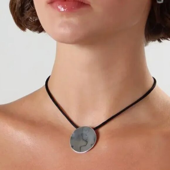 Ring Concierge hammered sterling silver pendant necklace *NWT* - Picture 1 of 7